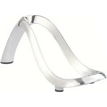 Stojánek na dýmku plastový stříbrný YD_101