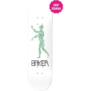 Příslušenství pro skateboard SK8 DESKA BAKER TP Figure - bílá - 8.38 + při osobním odběru 1 846 Kč