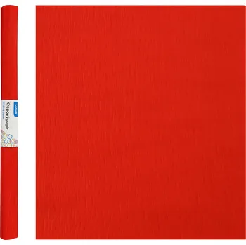 omalovánky Papír krepový červený F500536