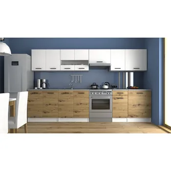 FALCO Kuchyňská linka Luigi III 320/260 bílá/artisan