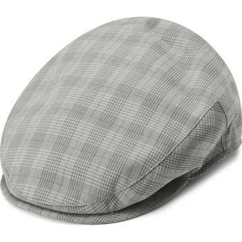 Čepice Mateo Moda šedá károvaná bekovka - Fawler