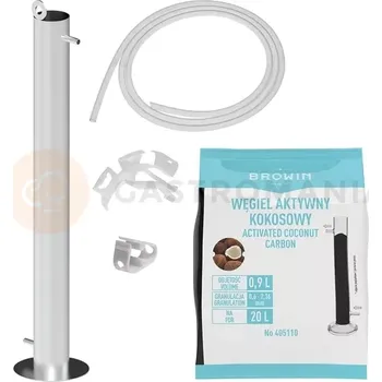 vodní filtr Filtrační sloupec z nerezové oceli, závěsný, příslušenství a aktivní uhlí součástí sady | BROWIN, 405540