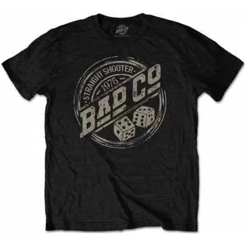 Pánské tričko Merch Bad Company: Tričko Straight Shooter Roundel XXL 2022