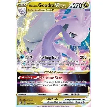 Sběratelská karetní hra Pokémon LOR 136/196 Hisuian Goodra VSTAR - Lost Origin
