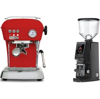 Kávovar Ascaso Dream ONE, Love Red + Eureka Atom W 75, black