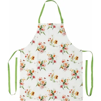 Kuchyňská zástěra Kuchyňská zástěra Pivoňky v barvách pozdního léta, 85 x 70 cm, mix barev