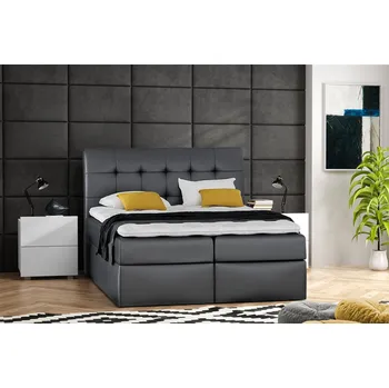 Postel Čalouněná postel z ekokůže Directo 200/200 cm s úložným prostorem