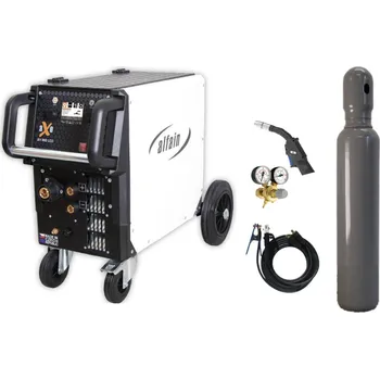 Svářečka ALFA IN aXe 201 MIG LCD + hořák ARC M1 + kabely + ventil + lahev