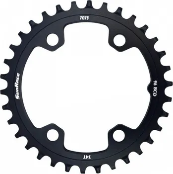 Převodník na kolo Převodník 34z SunRace CRMX30.34 1x8-12 BCD96 ASYMETRIC