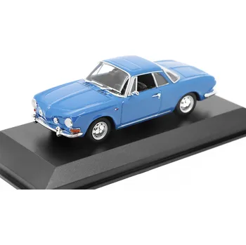 autíčko Minichamps Volkswagen Karmann Ghia 1600 modrá 1:43 - MAXICHAMPS VW Karmann Ghia 1600 1966 - kovový model auta