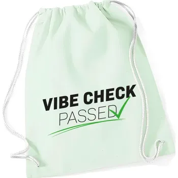 Sportovní vak TRK Vak na záda VIBECHECK Barva: Zelená