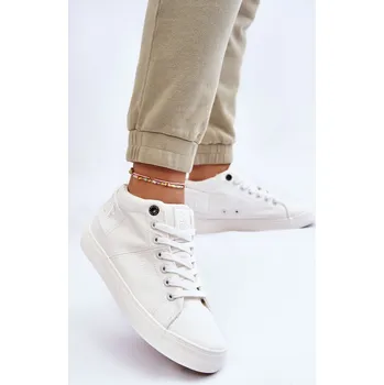 Dámské tenisky Dámské klasické vysoké tenisky Big Star LL274002 Barva: Bílá, Velikost: 40