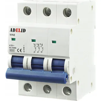 vypínač Nadproudový spínač Adelid 400 V IP20 20 A