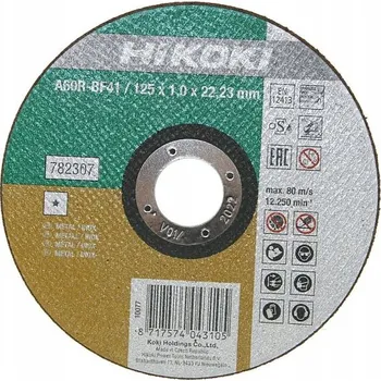 Řezný kotouč HiKOKI (Hitachi) 782307 Řezný kotouč na kov (125X22,23mm)