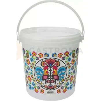 Nádoba na led Vědro na potraviny s víkem 10 l - květinový potisk | BROWIN, 340412