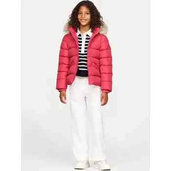 Dámská bunda Tommy Hilfiger Vatovaná bunda Essential KG0KG07399 D Růžová Regular Fit 14Y