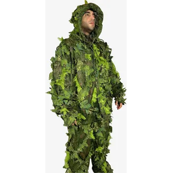 Airsoft Kicking Mustang KMCS Ghillie Suit maskovací komplet hejkal - Next-Gen Green - M
