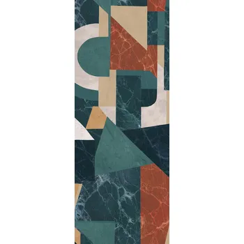 Tapeta Masureel Grafická vliesová obrazová tapeta na zeď, zeleno-hnědá, DGROC1023-300, Rock, Masureel, velikost 1,06 x 3 m