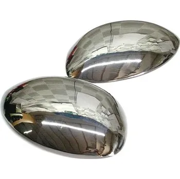 Auto zrcátko Peugeot 206 kryty zrcátek nerez