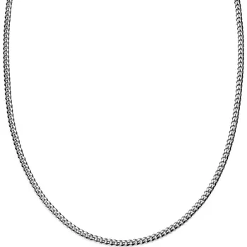 Náhrdelník 3mm řetízkový náhrdelník stříbrné barvy - Lucleon