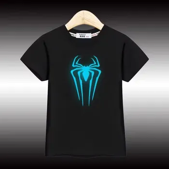 Roblox Dětské bavlněné tričko "Roblox" se svítícím obrázkem (pavouk) Barva: Černá, Velikost: 120/ 6 let