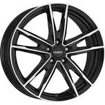 alu-kola DEZENT KF dark 7.5x19, 5x112 ET40, Černý lesklý lak/leštěná čelní plocha