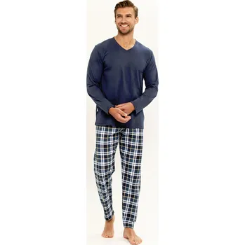 Pánské pyžamo Pánské pyžamo Darren 3293 M-2XL granát 2XL