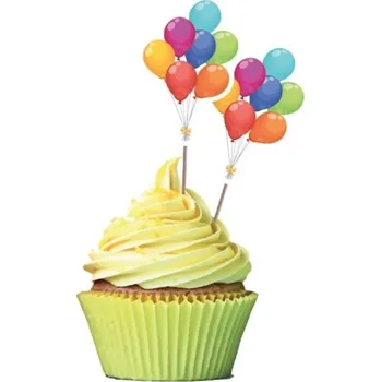 Jedlá dekorace na dort Alvarak Zapichovací dekorace Balónky