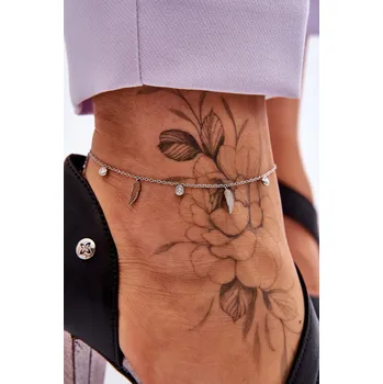 Náramek Náramek S Peřím A Krychlovými Zirkony Velikost: ONE SIZE