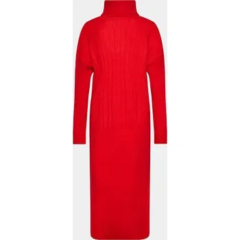 Dámské šaty Brave Soul Úpletové šaty LKD-230AUSTIA Červená Regular Fit XS