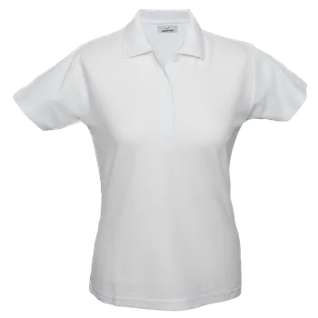 Dámská košile Polo Ladies Pique White L