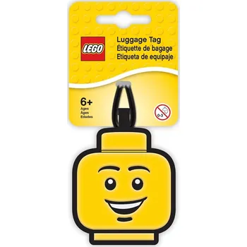 Příslušenství k zavazadlu LEGO Iconic Jmenovka na zavazadlo - hlava kluka