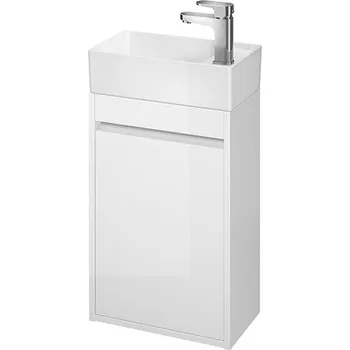 Nábytek Cersanit Crea - závěsná skříňka pod umyvadlo 40cm, bílý lesk, S924-001
