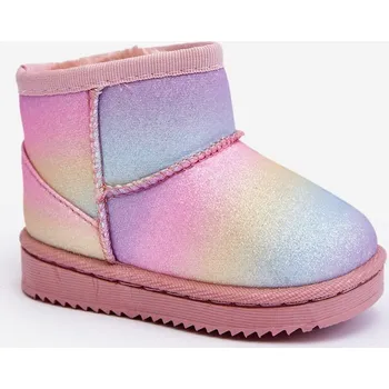 Dětská běžecká obuv Dětské zateplené boty sněžníky Multikolor Gooby Barva: Barevná, Velikost: 36