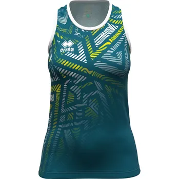Dámské tričko ERREA´ ERREA dámské tílko MAYRA BARVA: petrol modrá - neon zelená, Velikost: S