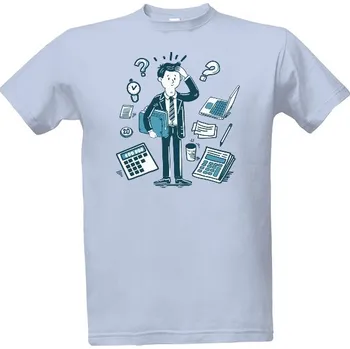 Pánská móda Tričko s potiskem Účetní pánské