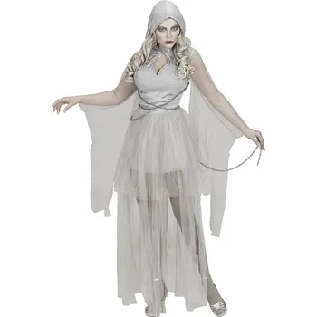 Karnevalový kostým Dámský kostým ducha s řetězem - M