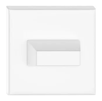 Dveřní kování Dolní štít na WC CORONA Š- Bílý matný SZQBIW