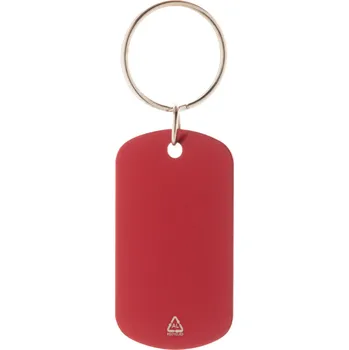 Reklamní Ralutag přívěšek na klíče, červená