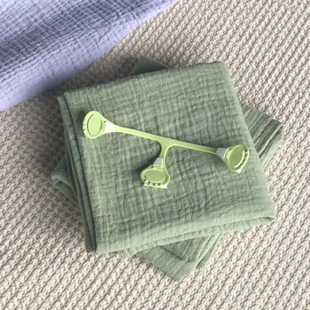 látková plena Woolberry mušelínová plena 50x50 cm Máta