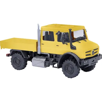 Modelová železnice Busch 51080 H0 model nákladního vozidla Mercedes Benz Unimog u 5023, žlutá
