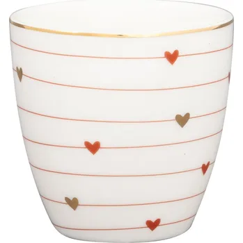 GREEN GATE Mini latte cup Grace White 130 ml