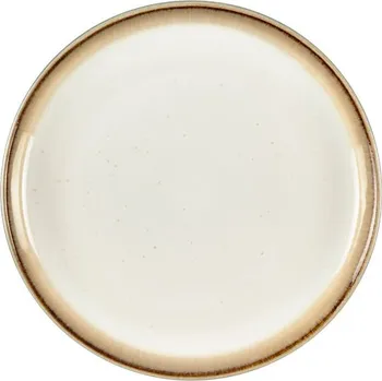 Talíř Kameninový servírovací talířek 17 cm Grey/Cream - BITZ (Servírovací talířek 17 cm Grey/Cream, kamenina - BITZ)