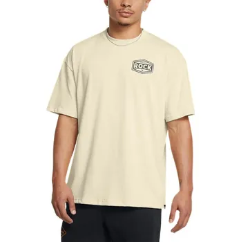 Pánské tričko Under Armour Under Armour Project Rock HWT SS Tools M - hnědá M