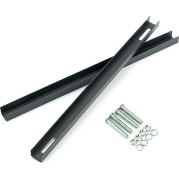 Poštovní schránka Montážní držák na schránky 22 - 27,2cm černý Černá