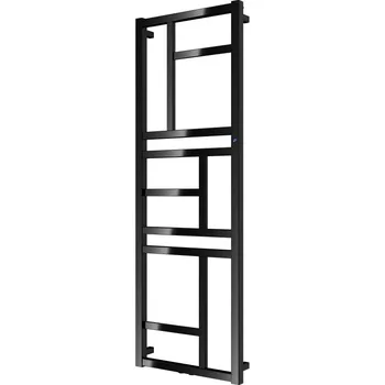 Radiátor Radiátor MONDRIAN 40x83,2 cm 300 W černý středové připojení 5 cm RADMON408031SP