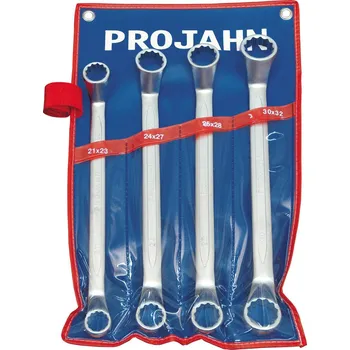 Klíč Sada klíčů očkových vyhnutých 75° projahn, din 838, vinyl, 4dílná (4403)