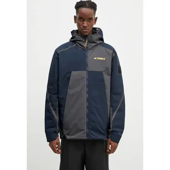 Pánské oblečení Oboustranná péřová bunda adidas National Geographic Coldrdy Jacket, XL, modrá, 55X