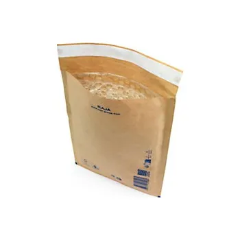 Obálka Bublinkové obálky 300x445mm, samolepicí s krycím proužkem, 80% recyklované, hnědé | RAJA - Balení po 75 ks
