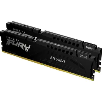 Počítač KINGSTON DIMM DDR5 16GB (Kit of 2) 5600MT/s CL36 FURY Beast Černá EXPO